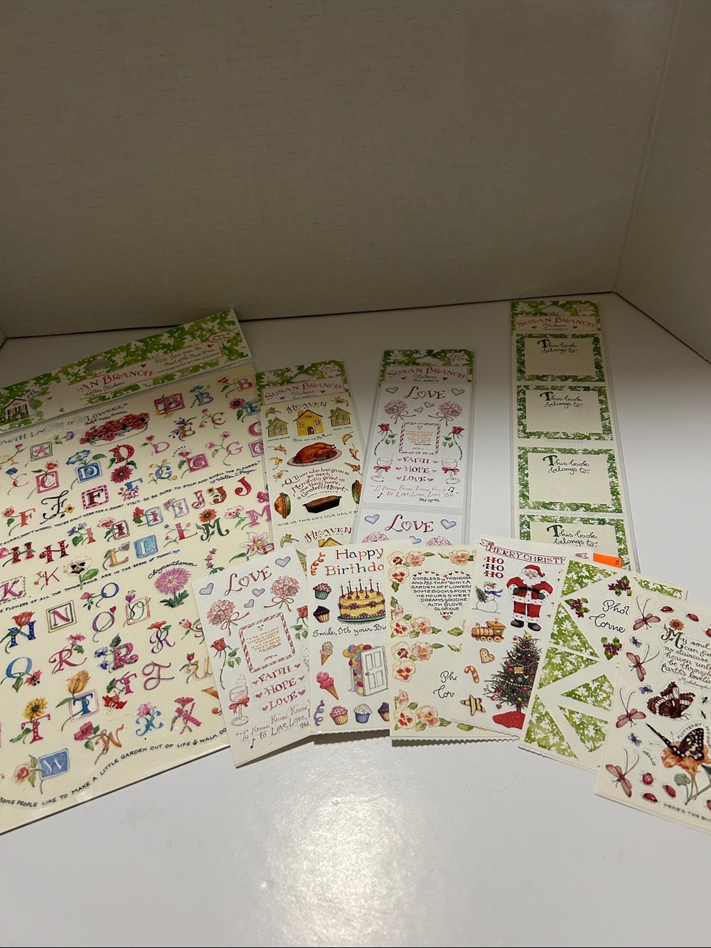 Vintage Susan Branch Assorted Decorative Sticker Sheets